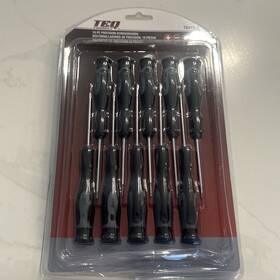 Tq416 Teq Correct 10 Pc. Precision Screwdriver Set - Tools Small Repairs And Projects New