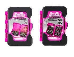 The Original Pink Box 810005020336 Drill And Driver Bits Bundle