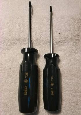 Torx-15-25 Titan 60815. 2pc Torx Screwdriver Handle Set
