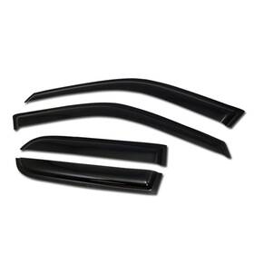 Vs-crv02-801 Tlaps 7422443576547 Compatible With 2002-2006 Honda Cr-v Smoke Window Visors Deflec