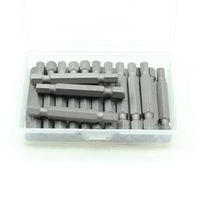 Tmax 767531666579 25 Pc H-5 Hex 5mm 13/64 Inch Impact Ready 2 Length Screwdriver Insert