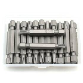 Tmax 767531968772 25 Pc 3/16 Inch Clutch 2 Long Screwdriver Insert Bits Durable S2 Steel With