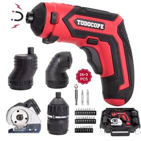 Tdc-cs44 Todocope 4 In 1 Electric Screwdriver Cordless 4v Max 1500mah Liion R