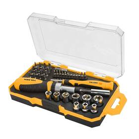 20041 Tolsen 933528720461 Screwdriver Set 42pc Bits And Sockets Precision