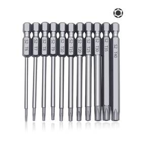 T6t40 Tomato Palace 788703025451 Torx Security Screwdriver Set 11 Pcs 3 Inch Magnetic