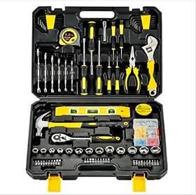 Tool Kit 128 Pcs Home Basic With Case For Maintenance Including