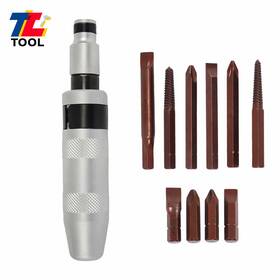 Tl3801234 Tool Library 11 X 1/2 Inch Heavy Duty Impact Driver Socket Set Screw Phillips Hex Screwdriver Bit