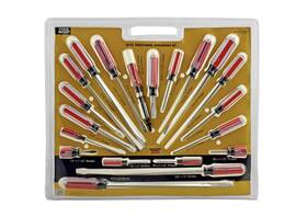 43-7105 Tool Shop 20 Pc. Professional Screwdriver Set - Flat And Phillips Head