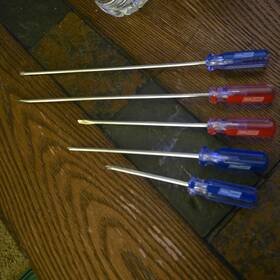 U-909067 Tool Shop Extra Long Screwdrivers Set 5pce