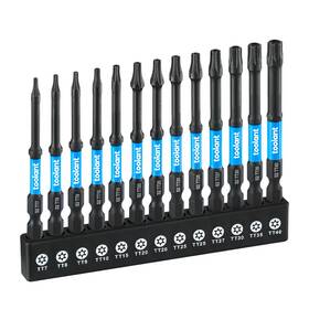 Tt7-tt40 Toolant 01026001 3 Inch Impact Torx Bit Set 13pcs 1/4 Hex-shank S2