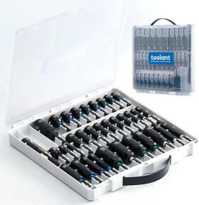 Toolant 914129895815 Magnetic Impact Nut Driver Set 34pcs Bit