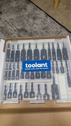 Toolant 975500466813 Magnetic Nut Driver Set 34pcs Impact Bit Deep