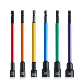 Toolant 975500466851 Extra Long Nut Driver Bit Set 6pcs Sae/metric Magnetic 1/4ftft 9/16