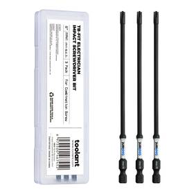 Ph1-sl4.5 Toolant 975500467452 Tb-fit Electrician Impact Screwdriver Bit Set 3pcs 6 Inch Long Fph1
