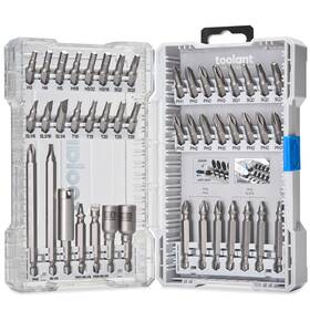 Toolant 976613857901 46-piece Screwdriver Bit Set S2 Steel Sae/metric Hex And Torx Bits For Furni Toolant 976613857901 46-piece Screwdriver Bit Set S2 Steel Sae/metric Hex And Torx Bits For Furni