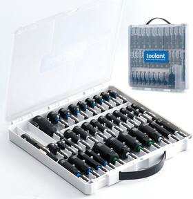 Ta01037 Toolant 34 Piece Sae/metric Nut Driver Set Impact Bit Deep Ta01037 Toolant 34 Piece Sae/metric Nut Driver Set Impact Bit Deep
