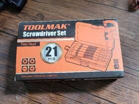 Tmk19828 Toolmak Precision Screwdriver Set 21pcs Magnetic Small With Slotted