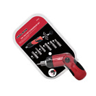Qth013 Toolman 6 In 1 Adjustable Ratchet Screwdriver Set 3 Angle Postions Portable Diy