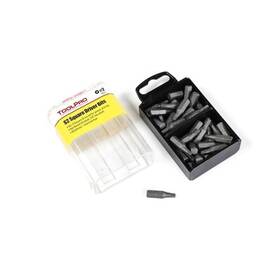 Toolpro 676308606505 2 Alloy Steel Square Drive Bits In Interlocking Storage Box 50-piece
