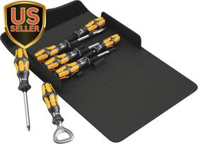05137812001 Tools Kraftform Chiseldriver 6pc Screwdriver Set With Maching Bottle Opner