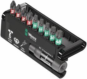 05057682001 Tools 744759708915 Bit-check Inch Impact 2 10 Piece Black