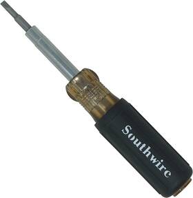 65028840 Tools & Equipment Sd6n1p 6-in-1 Screwdriver Includes 5/16 Nut Drivers 1 And #0 Phillips