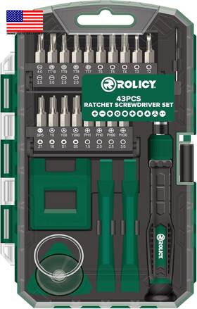 Ryts3140 Tools Precision Screwdriver Kit 43 In 1 With 36 Bits Multi-function Repair Tool