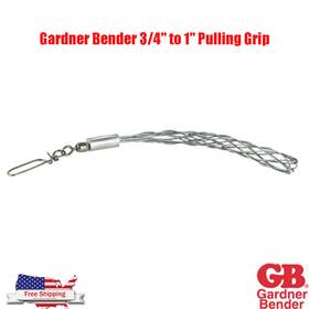 3643790 Tools Worlds Gardner Bender 3/4 Inch To 1 Function For Pulling Grip Wire Cable Or Fish Tape