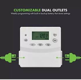 B07mxrfdkf Topgreener Heavy Duty Programmable Plug-in Digital Timer For Electrical Outlets