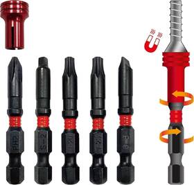 Tht-5mtib01-3 Torin 810151424286 Impact Screwdriver Bit Set Hex Hand 1/4 Inch Metric Drill Bits