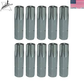 Torx 665355200729 10x T40 Star T 40 Security 25mm 1/4 Inch Hex Shank Screwdriver Bit Hardened 1 Torx 665355200729 10x T40 Star T 40 Security 25mm 1/4 Inch Hex Shank Screwdriver Bit Hardened 1