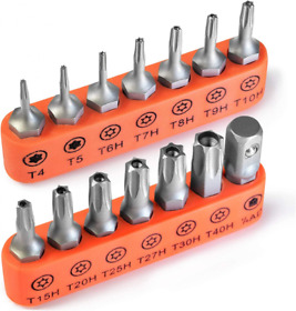 Tp-012 Torx Bit Set Tekprem 14-piece Security Screwdriver Small Bits