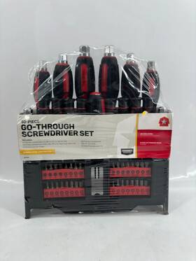1623744 Tractor Supply 749394264314 50pcs Screwdriver Set Go-thru