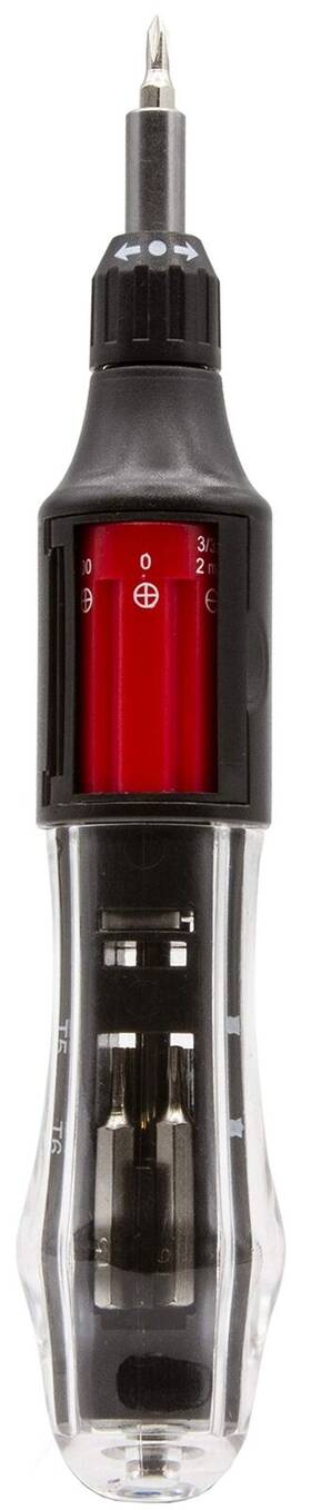 Tmal00 Triplett 614395031190 10in1 Mini Autoloading Ratcheting Screwdriver With Magnetic Bits