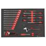 Ttesp28 Teng Tools Piece Combination Wrench Screwdriver Hex Key And Access