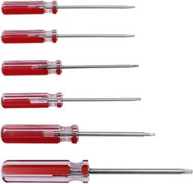 Uacen 781509443474 6pcs Triangle Screwdriver Set Magnetic Bits 1.8mm 2.0mm 2.3