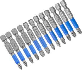 Uenhoy220401-001 Uenhoy 12 Pcs Magnetic Phillips And Pozidriv Screwdriver Bit Set Ph1 Ph2 Ph3 P