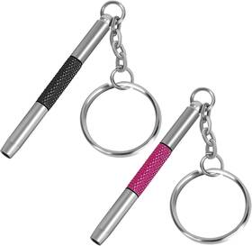 Sdpbk02 Uneak 3-in-1 Eyeglass Repair Kit Keychain Pink Black Flat Phillips Hex Tool