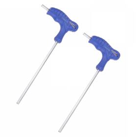 E10115np2 Unifizz 5mm Metric T-handle Hex Key Dual Flat Head Hexagon Wrench Spanner Cr-
