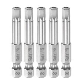 S23051900ux0565 Unique Bargains 5pcs H5 Magnetic Security Hex Screwdriver Bit 1/4 Shank 2 Length - Silver