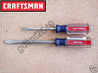 41583 Usa Craftsman 41579 Duty Slotted Flat Tip Screwdriver Heavy Set 2-lot