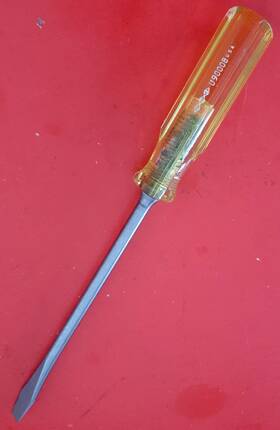 U90008 Utica Nos Tools Usa 3/8 Inch Flat Head Slotted Screwdriver 8 Shank 13 Ol