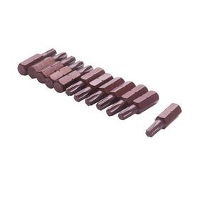 Utoolmart 889325442845 12pcs T25 Torx Screwdriver Bits 25mm Long 1/4 Inches Hex Shank S2 High Alloy