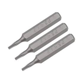 Uxcell 041814097541 3pcs Screwdriver Bits 5/32 Inch Hex Shank Star-shape P5/1.2mm Bit Set