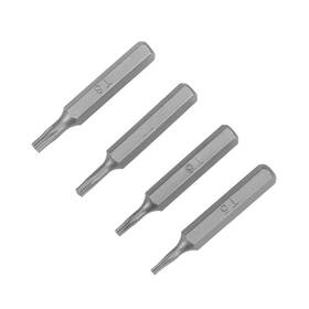 Uxcell 041814098562 4pcs Torx Bits Set 5/32 Inch Hex Shank T5 T6 T7 T8 Screwdriver Bit 28mm
