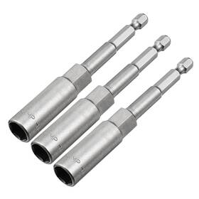 Uxcell 609876736190 3pcs 1/4 Inch Quick Change Shank Cr-v 10mm Hex Nut Driver 4-inch Length