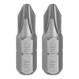 Uxcell 617662712662 2pcs 1/4 Inch Hex Shank Ph2 Head 1 Length Phillips Screwdriver Bits