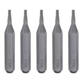 Uxcell 619668373571 5pc T5h Magnetic Security Torx Screwdriver Bit 5/32 Inch Hex 4mm Shank 28mm Length Uxcell 619668373571 5pc T5h Magnetic Security Torx Screwdriver Bit 5/32 Inch Hex 4mm Shank 28mm Length