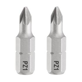 Uxcell 619668440600 2pcs Pz1 Magnetic Screwdriver Bit 1/4 Inch Hex Shank 25mm Length S2 Steel