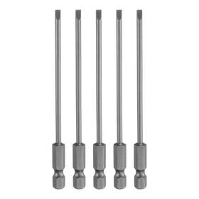 Uxcell 639664807412 5pcs Sl3 Magnetic Slotted Screwdriver Bits 3mm Flat Head Bit 3.9 Inch